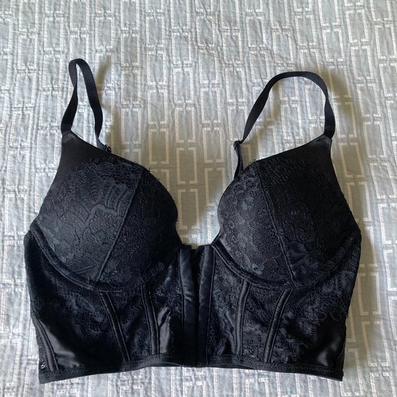 LaSenza black lace push up bralette - Picture 1 of 3